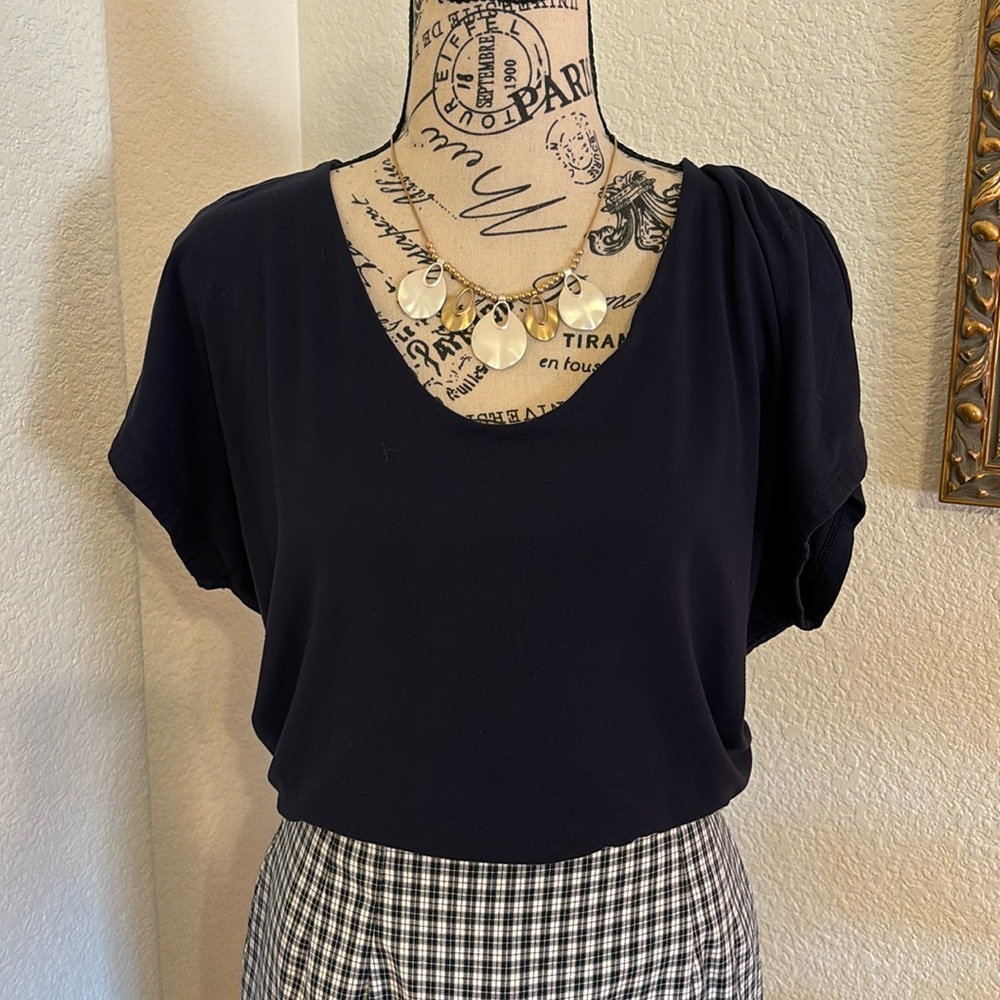 Talbots Navy Shirt